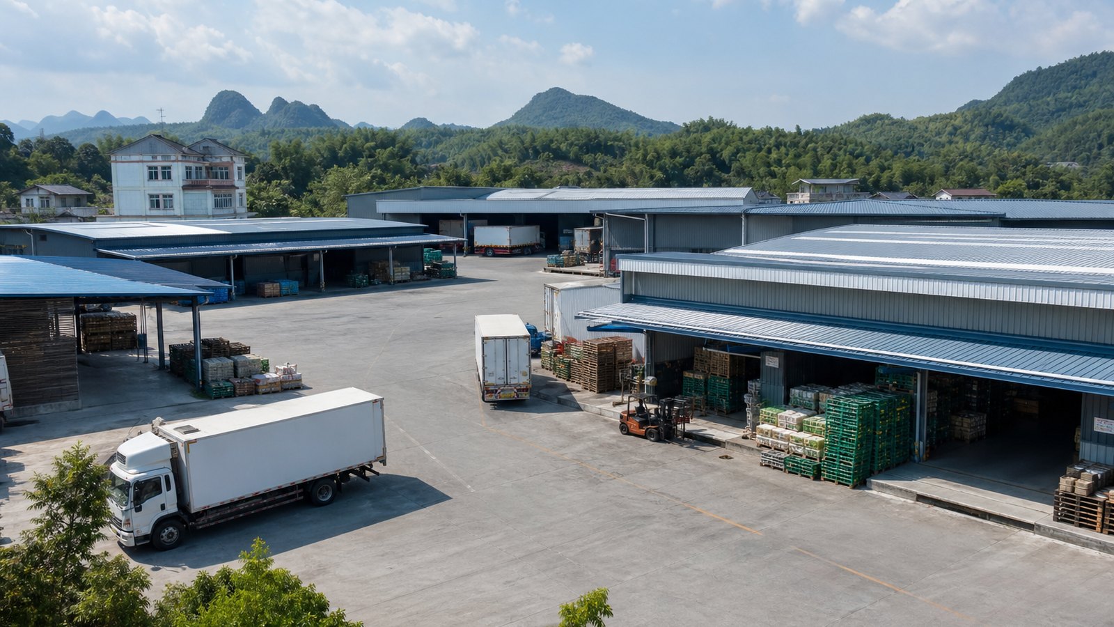 筋竹镇123产业园农产品集散仓储配套